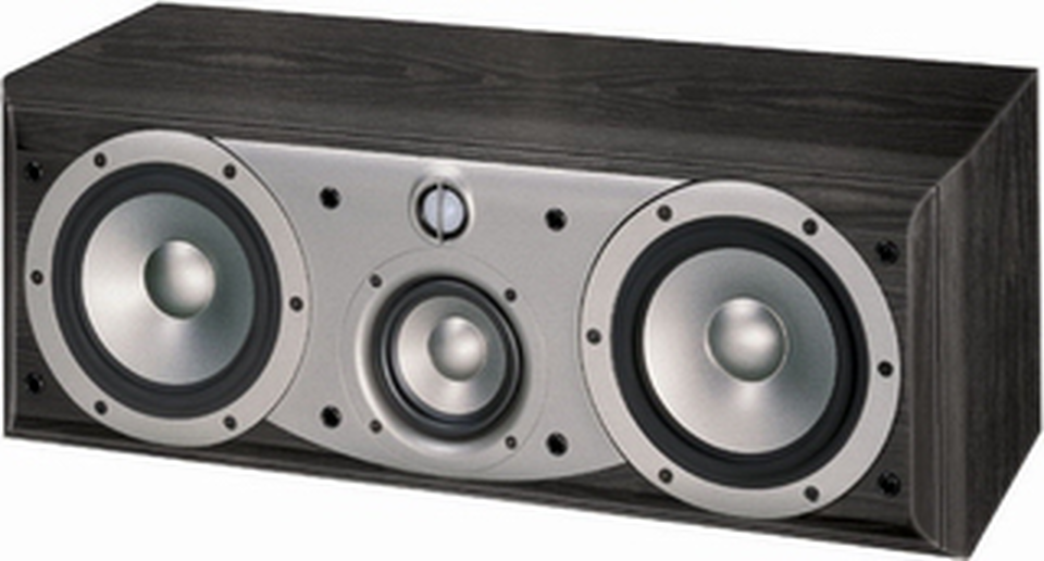 ALPHA 37C - Black - 3-Way Dual 6-1/2 inch Center Channel Loudspeaker - Hero